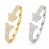 Butterfly Moissanite Bangle