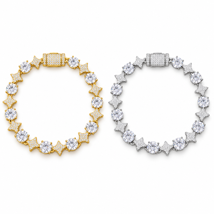Celestial Star Moissanite Bracelet