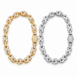 Infinity Floral Moissanite Bracelet