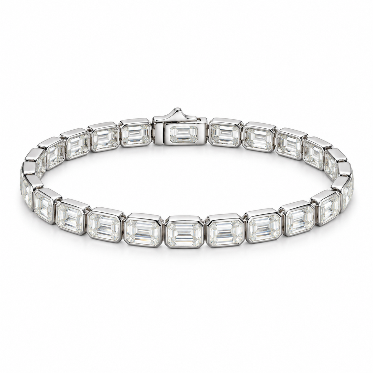 Emerald Radiance Moissanite Tennis Bracelet