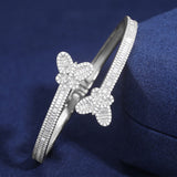 Butterfly Moissanite Bangle