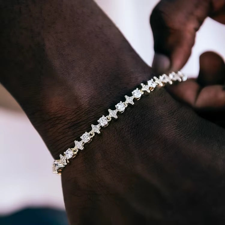 Celestial Star Moissanite Bracelet