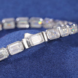 Emerald Radiance Moissanite Tennis Bracelet