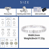 Emerald Radiance Moissanite Tennis Bracelet