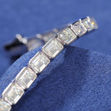 Emerald Radiance Moissanite Tennis Bracelet