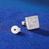 BAGUETTE SQUARE MOISSANITE STUDS