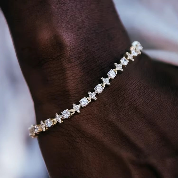 Celestial Star Moissanite Bracelet