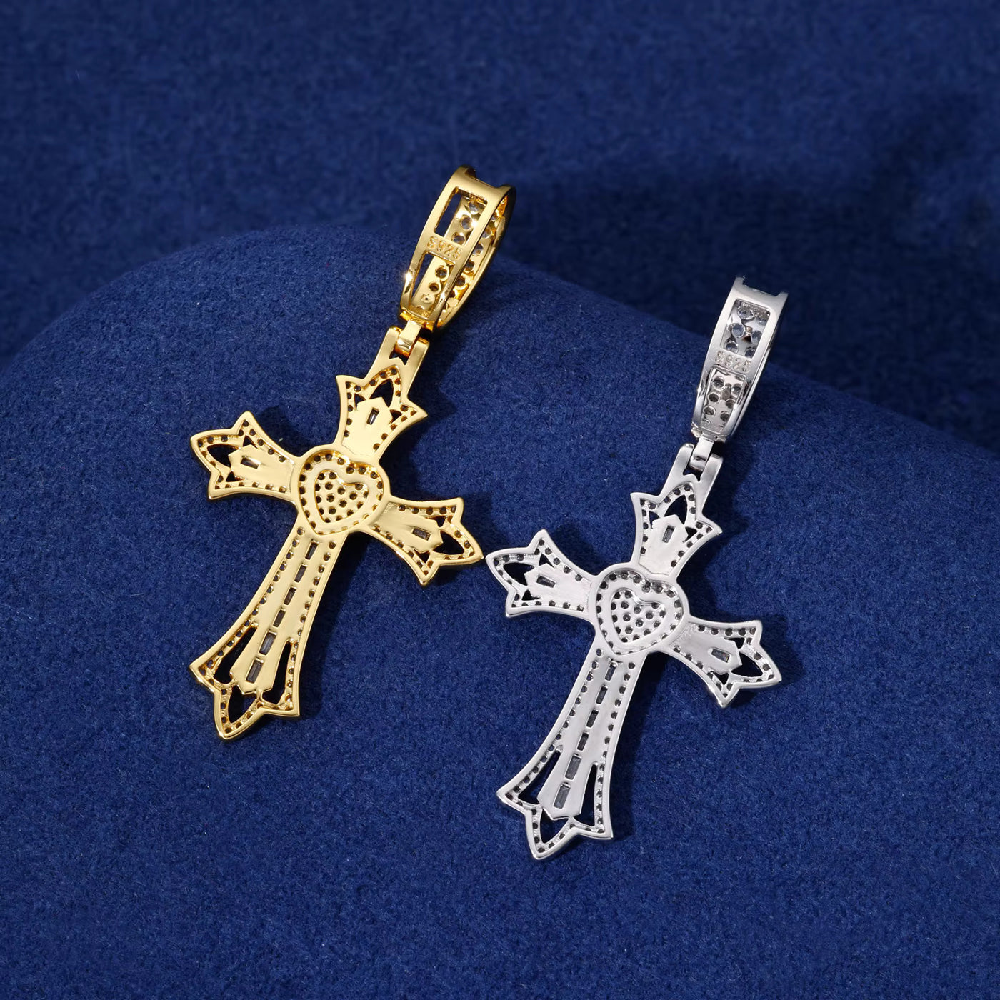 ANKH CROSS MOISSANITE PENDANT - image 5