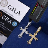 ANKH CROSS MOISSANITE PENDANT