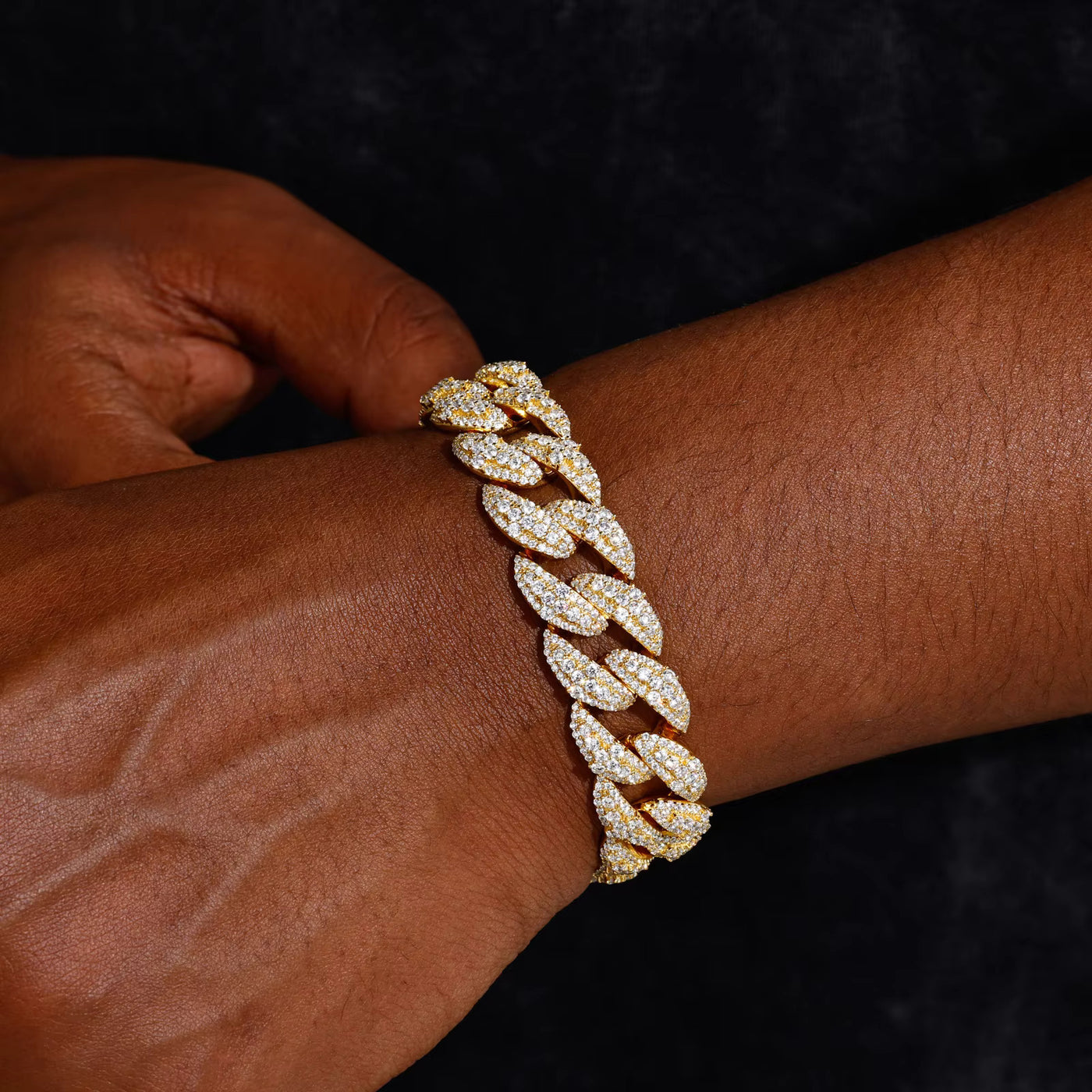 15MM FULL PAVÉ CUBAN BRACELET - image 2