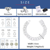 MOISSANITE 15MM FULL PAVÉ CUBAN BRACELET