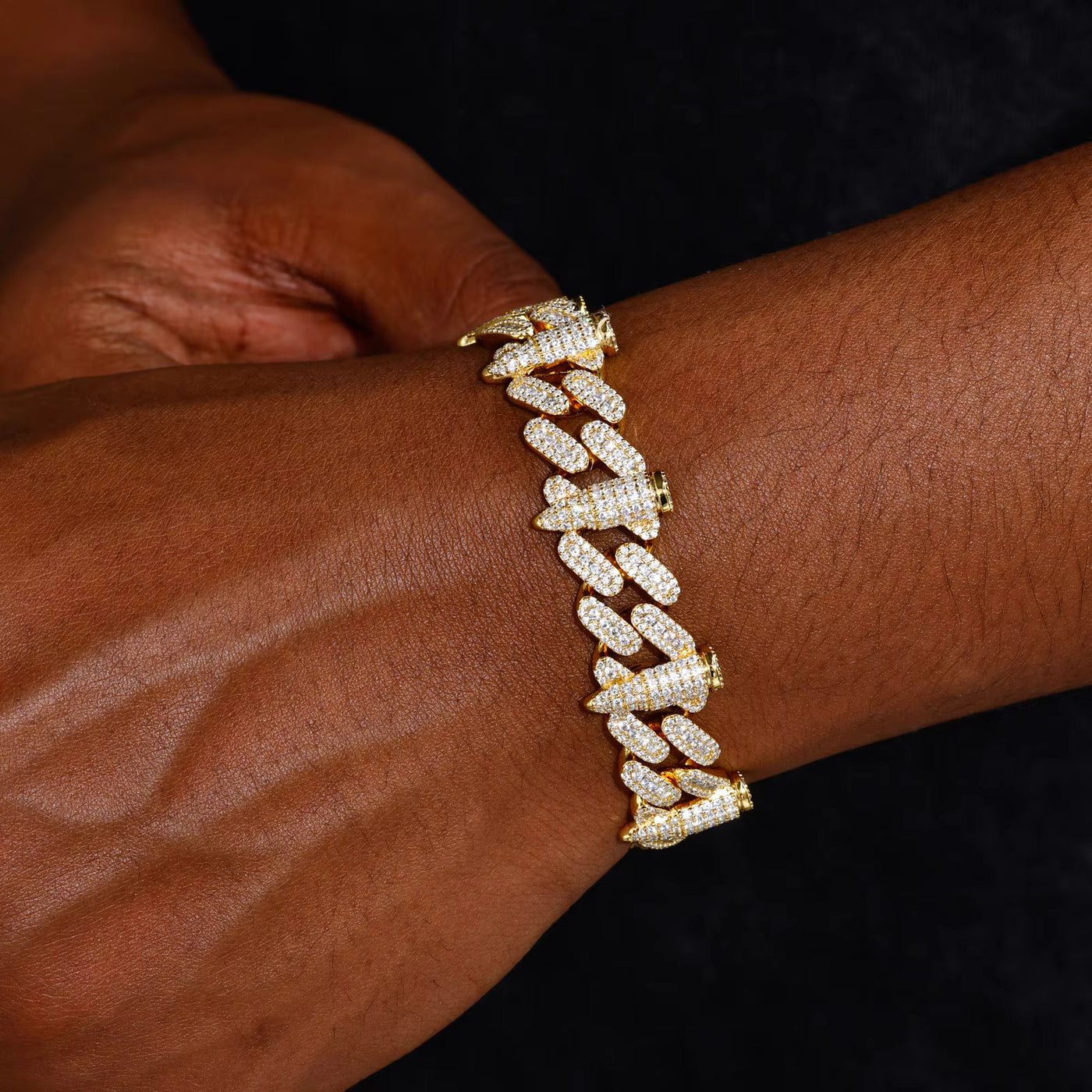 16MM FULL PAVÉ CUBAN BRACELET - image 2