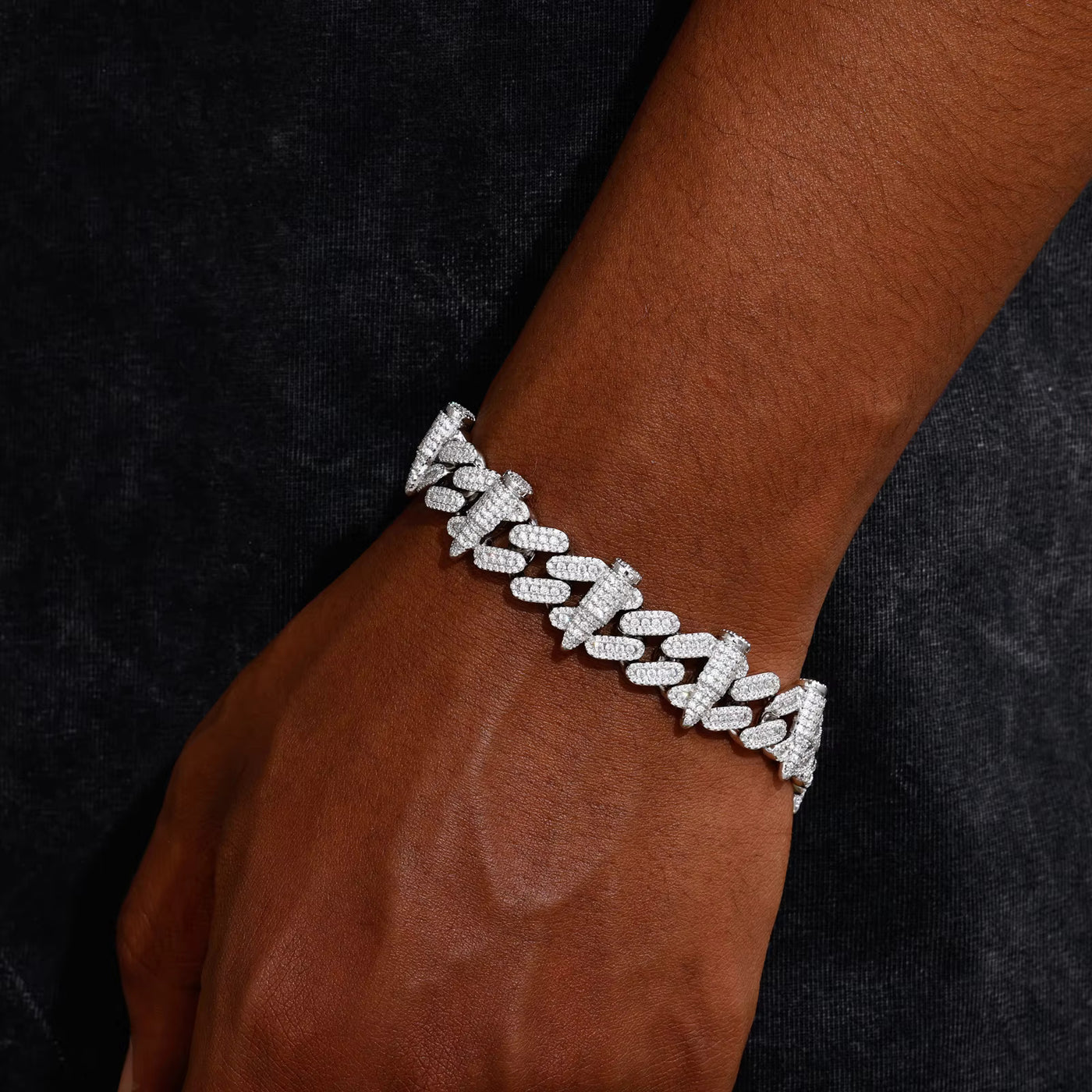 16MM FULL PAVÉ CUBAN BRACELET - image 3
