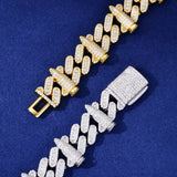 MOISSANITE 16MM FULL PAVÉ CUBAN BRACELET