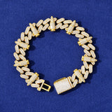 MOISSANITE 16MM FULL PAVÉ CUBAN BRACELET