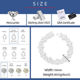 MOISSANITE 16MM FULL PAVÉ CUBAN BRACELET