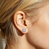SQUARE MOISSANITE STUDS TYPE A