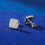 SQUARE MOISSANITE STUDS TYPE A