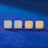 SQUARE MOISSANITE STUDS TYPE A