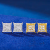 SQUARE MOISSANITE STUDS TYPE C