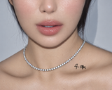 3-Prong Tennis Chain Necklace｜5A CZ