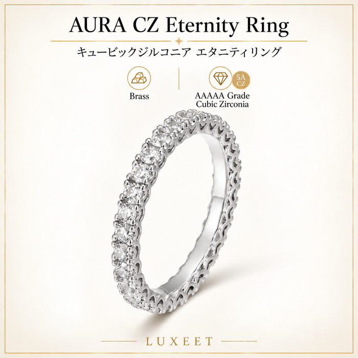 S925 5A CZ Ring