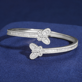 Butterfly Moissanite Bangle