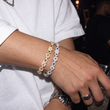 Infinity Floral Moissanite Bracelet