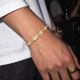 Infinity Floral Moissanite Bracelet