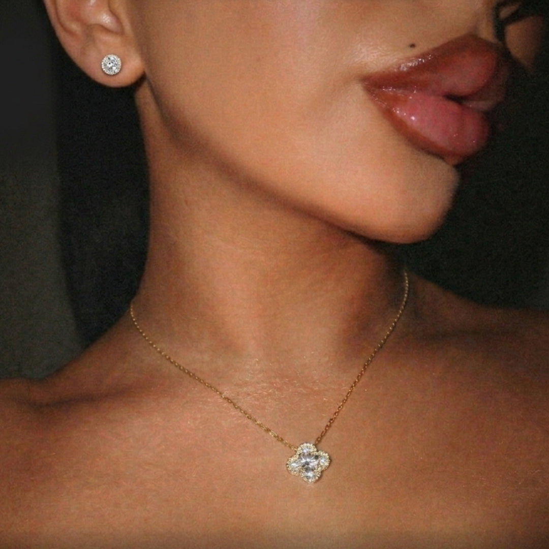 モアサナイト S925 ラウンドピアス ラグジュアリージュエリー